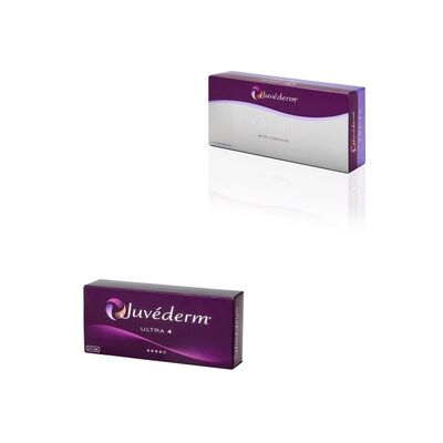 Remplisseur cutané Juvederm à base de gel, acide hyaluronique injectable, rides lisses, restauration du volume du visage