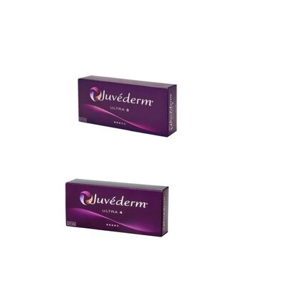 Remplisseur cutané Juvederm à base de gel, acide hyaluronique injectable, rides lisses, restauration du volume du visage
