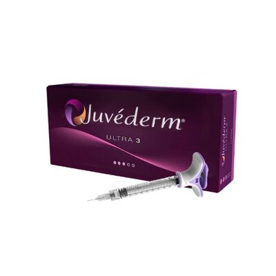 Plumping Juvederm Remplisseur cutané Acide hyaluronique Gel injectable Augmentation du contour du volume facial