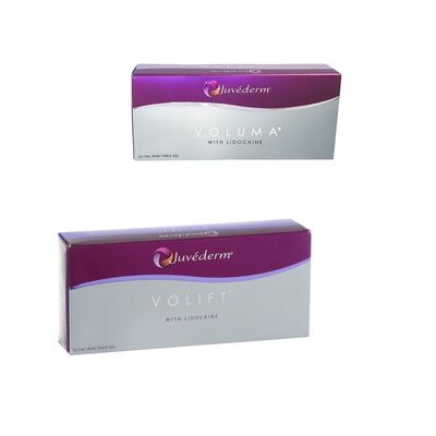 Chirurgie plastique Juvederm Gel injectable Volume de la seringue 1 ml seringue Remplisseur cutané idéal pour le contourage du visage et la réduction des rides