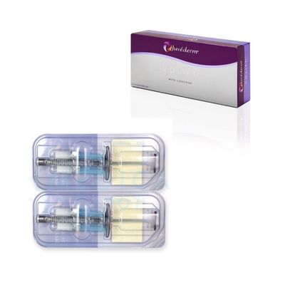 Remplisseur cutané Juvederm avec gel d'acide hyaluronique pour 6 à 9 mois