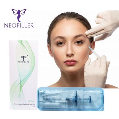 Neofiller 24mg-ml Acide hyaluronique Filler Dermique Gel injectable 9 à 12 mois Longévité Amélioration de l'injection hypodermique