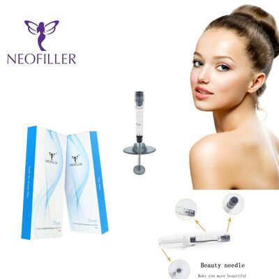 9 à 12 mois Longévité Acide hyaluronique Remplisseur cutané pour le visage Température de la salle d'injection Stockage Gel injectable