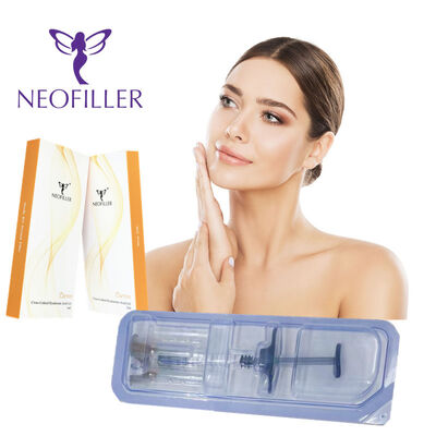 Injection hypodermique Acide hyaluronique lié en croisement Remplisseur cutané Gel injectable Réduction des lignes fines