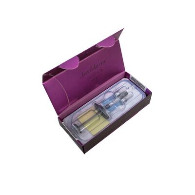 Produit de comblement dermique Juvederm pour le visage à l'acide hyaluronique, conçu pour améliorer l'élasticité de la peau et réduire les signes du vieillissement du visage