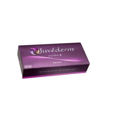 Juvederm Facial Filler utilisé en chirurgie plastique pour obtenir des contours faciaux naturels et une texture de peau jeune