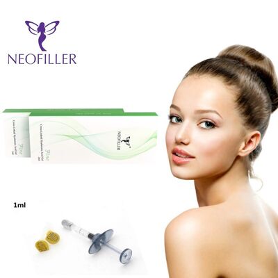 Produit de comblement dermique à l'acide hyaluronique transparent, concentration 24 mg/ml, site d'injection facial, adapté aux traitements professionnels et au rajeunissement de la peau