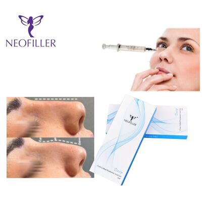Remplisseur cutané à l'acide hyaluronique réticulé longue durée, Gel injectable, ligne frontale, traitement de réduction des rides