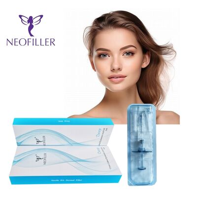 Remplisseur cutané à l'acide hyaluronique réticulé longue durée, Gel injectable, ligne frontale, traitement de réduction des rides