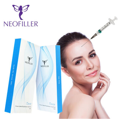 Remplisseur cutané à l'acide hyaluronique réticulé de 2ml, ligne profonde, Contour du nez, Gel injectable, amélioration du visage