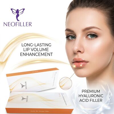 1 ml d'acide hyaluronique injectable à liaison croisée 8 à 15 mois de durée Gel biocompatible Lissage des rides du visage
