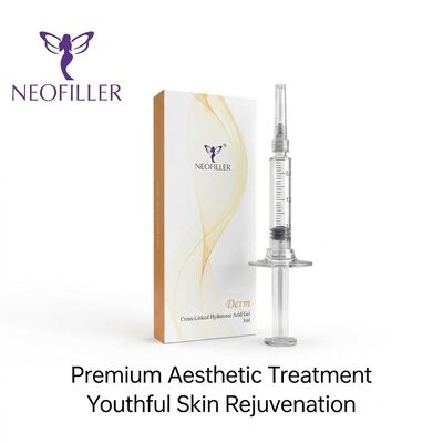 6 à 8 mois Durée prolongée Acide hyaluronique Remplisseur cutané Biocompatible Gel injectable 1 ml Seringuette Rajeunissement du visage