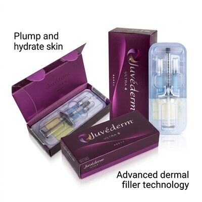 Gel Juvederm Dermal Filler produit antirides conçu pour lisser les rides et améliorer les contours du visage pour les professionnels
