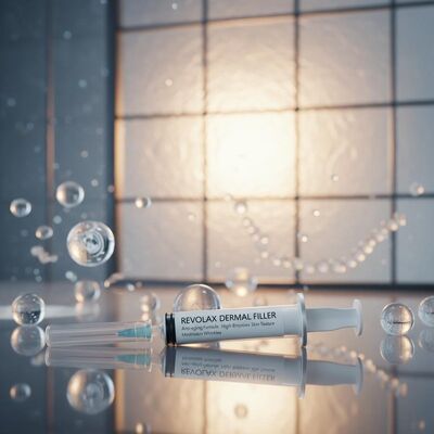 Remplisseur cutané anti-âge Revolax, hautement biocompatible, développé pour améliorer la texture de la peau et réduire les rides