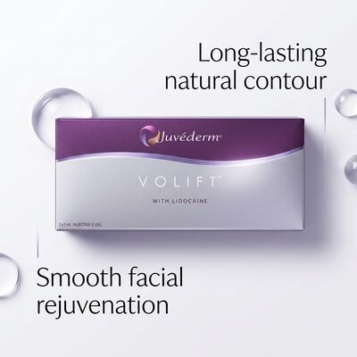 Volume 2 fois 1 ml Juvederm Voluma Filler Remplisseur facial anti-âge pour augmenter le volume du milieu du visage et améliorer les contours du visage