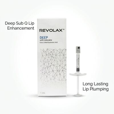 1.1 ml Remplisseurs de lèvres cutanés Revolax Fine Deep Sub-Q pour l' injection d' acide hyaluronique anti-rides