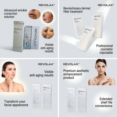 Anti-âge Revolax Dermal Filler Deep Sub-q Produit injectable fin OEM pour lissage naturel de la peau et augmentation du volume