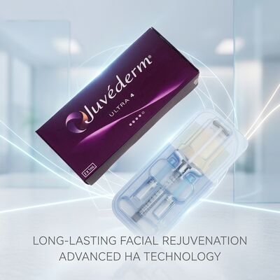 Formulation de gel Juvederm Dermal Filler 2 fois 1 ml de volume profondeur d'injection hypodermique adaptée aux applications médicales cosmétiques