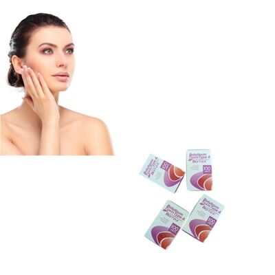 Injection de relaxation des rides de type A 100 u Forme posologique professionnelle pour l' adoucissement des rides du visage et l' amélioration de la peau