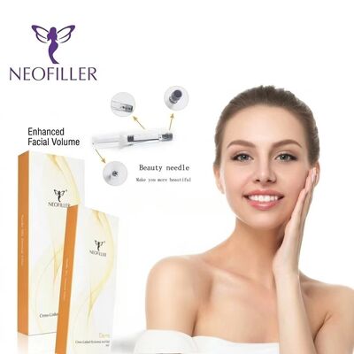 Neofiller Durée de conservation de 2 ans Acide hyaluronique Remplisseur cutané Injectable Gel facile à utiliser Amélioration du contour du visage
