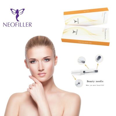 Acide hyaluronique de viscosité moyenne et élevée Remplisseur cutané Gel injectable Amélioration de l'élasticité de la peau Formule de réduction des lignes fines