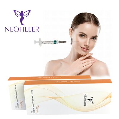 1 ml d'acide hyaluronique en remplissage cutané Injection profondeur Dermis ou tissu sous-cutané Durée de conservation 2 ans Idéal pour l' hydratation de la peau et l' augmentation du volume