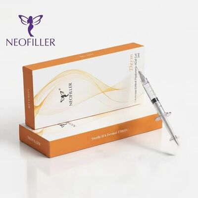 Neofiller Acide hyaluronique Remplisseur cutané Lips du visage nez joue Gel injectable Solution de stockage à température de 2 à 25 °C