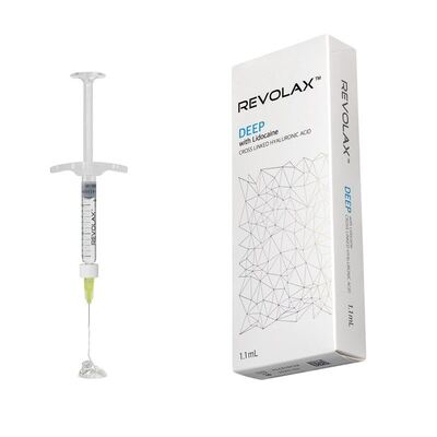 L' acide hyaluronique Revolax est un produit de remplissage cutané injectable sub-Q fin et profond pour le volume des lèvres.