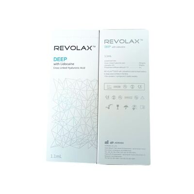 Durée 9-12 mois Revolax Dermal Filler Deep Subq Traitement fin pour un contour du visage et une hydratation longue durée