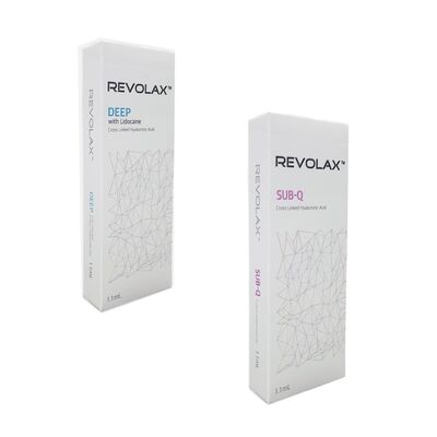 Remplisseur cutané anti-âge Revolax, hautement biocompatible, développé pour améliorer la texture de la peau et réduire les rides