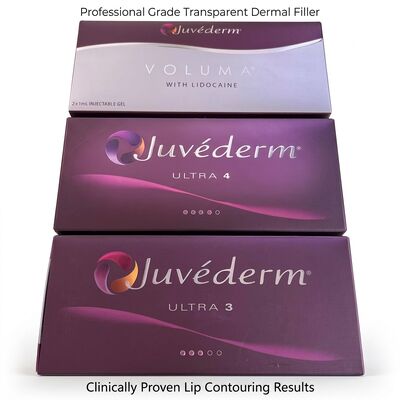 Chirurgie plastique Juvederm Dermal Filler Concentration 20 mgMl Longévité 9-12 mois Convient pour améliorer les contours du visage et le rajeunissement de la peau