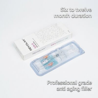 Injection de remplissage réduisant les rides, 24 mg ml, option de derme moyen à profond pour minimiser les rides et favoriser une peau jeune