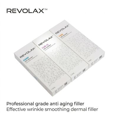 Injection de remplissage réduisant les rides, 24 mg ml, option de derme moyen à profond pour minimiser les rides et favoriser une peau jeune