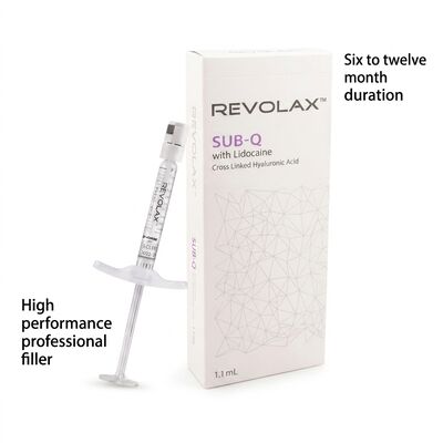 Acide hyaluronique Revolax Dermal Filler solution injectable sûre pour contourner le visage, réduire les rides et hydrater la peau