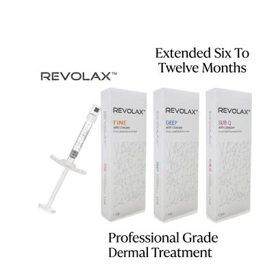 Injection de remplissage réduisant les rides, 24 mg ml, option de derme moyen à profond pour minimiser les rides et favoriser une peau jeune