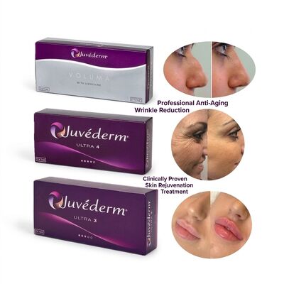 Injection faciale Juvederm Filler Dermique Longévité 9-12 mois Ultra3 Ultra4 Volume Parfait pour le raffinement du contour du visage