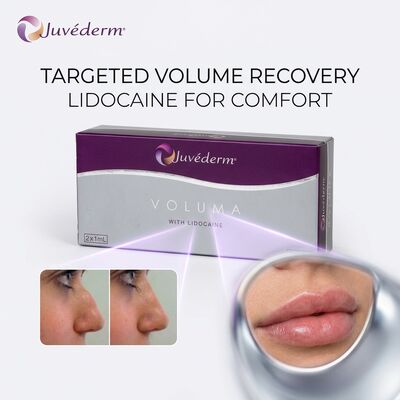 Remplisseur complet du visage Juvederm Remplisseur cutané à l' acide hyaluronique pour la restauration totale du volume du visage Anti-âge