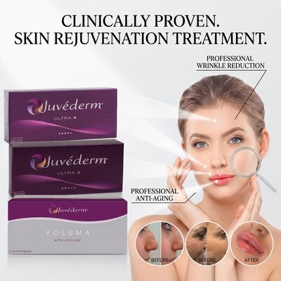 Juvederm Ultra 3 Nasolabial Fold Filler Hyaluronic Acid Dermal Filler to Smooth Smile Lines 24mg/ml