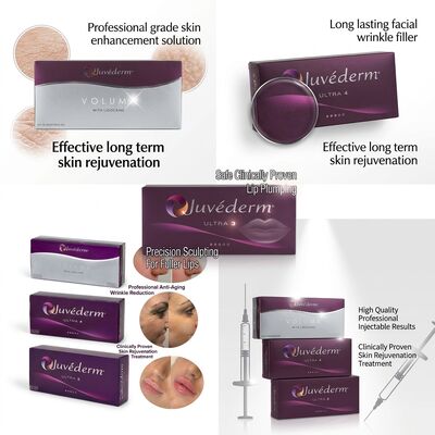 Remplisseur de lignes périorales de Juvederm Remplisseur cutané d'acide hyaluronique pour les lignes de fumeur Correction du contour des lèvres