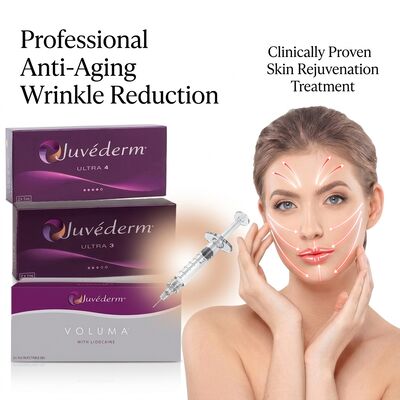 Juvederm Ultra 4 Filler pour le menton Acide Hyaluronique Filler Dermique pour le Contouring de la Mâchoire 24mg/ml