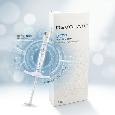 Revolax Filler à l' acide hyaluronique monophasique 1.1 ml pour la correction des coins de la bouche