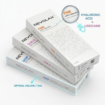 Revolax Filler à l' acide hyaluronique monophasique 1.1 ml pour la correction des coins de la bouche