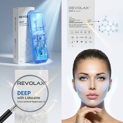 Revolax Sub-Q remplisseur de la mâchoire monophasique remplisseur cutané à l' acide hyaluronique 1,1 ml pour contourner la mâchoire