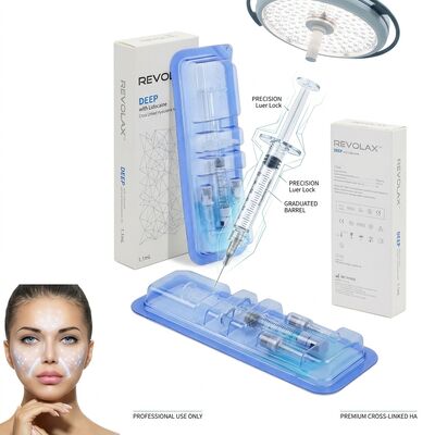 Revolax Sub-Q remplisseur de la mâchoire monophasique remplisseur cutané à l' acide hyaluronique 1,1 ml pour contourner la mâchoire