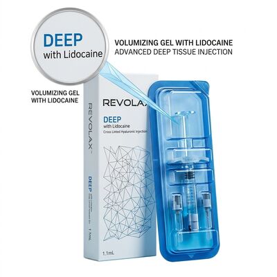 Revolax Filler à l' acide hyaluronique monophasique 1.1 ml pour la correction des coins de la bouche