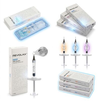 Remplisseur de front fin Revolax Remplisseur cutané d'acide hyaluronique monophasique 1,1 ml pour la correction de la ligne du front