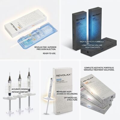 Remplisseur de front fin Revolax Remplisseur cutané d'acide hyaluronique monophasique 1,1 ml pour la correction de la ligne du front