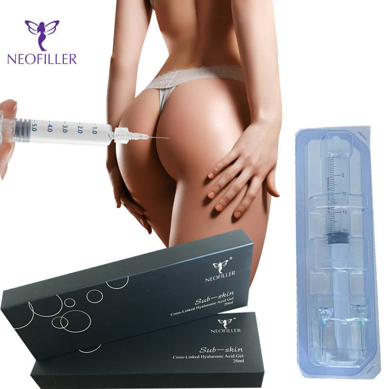Remplisseur pur injectable de sérum d'ha de fesses cutanées de remplisseur d'acide hyaluronique de Subskin 10ml 20ml 50ml
