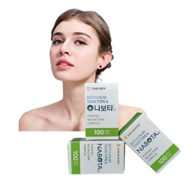 100 UI NABOTA Injection Anti Aging Toxine Botulique Type A Anti Rides