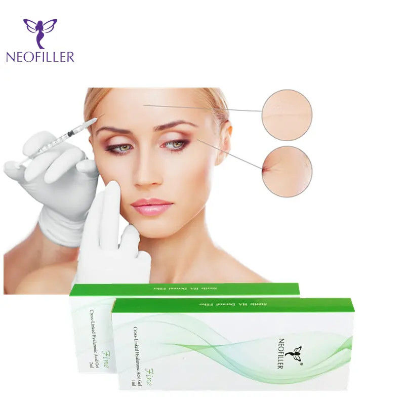 24 mg/ ml de remplissage d'acide hyaluronique pour la profondeur d'injection hypodermique pour les concentrations élevées
